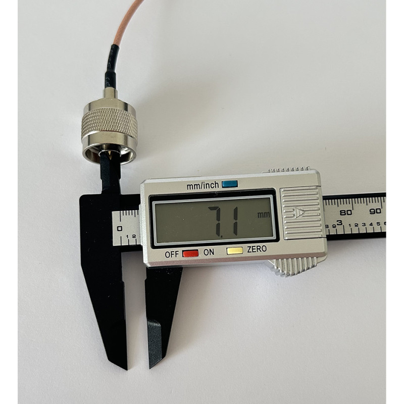 Пігтейл N-Type-Male - BNC-Female ВЧ кабель перехідник RG316 длинна 30 см