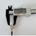 Пигтейл QMA-Male — TNC-Male, ВЧ кабель RG316, 30 см