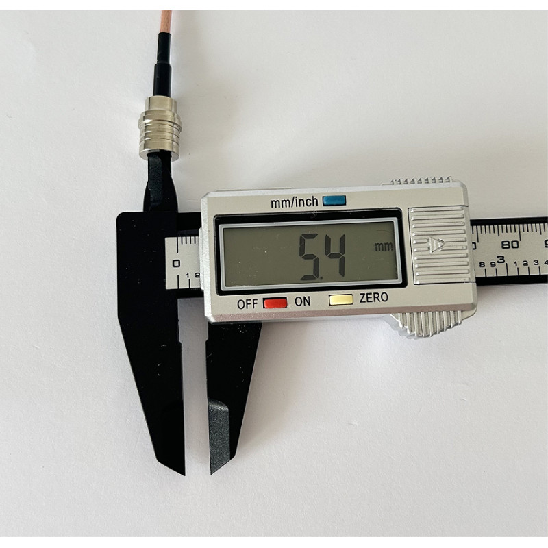Пігтейл QMA-Male - UHF-Male ВЧ кабель перехідник RG316 довжина 30 см