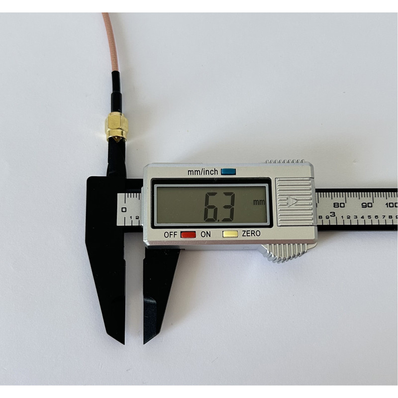 Пигтейл SMA-Male - SMA Female ВЧ кабель переходник RG316 длинна 15 см