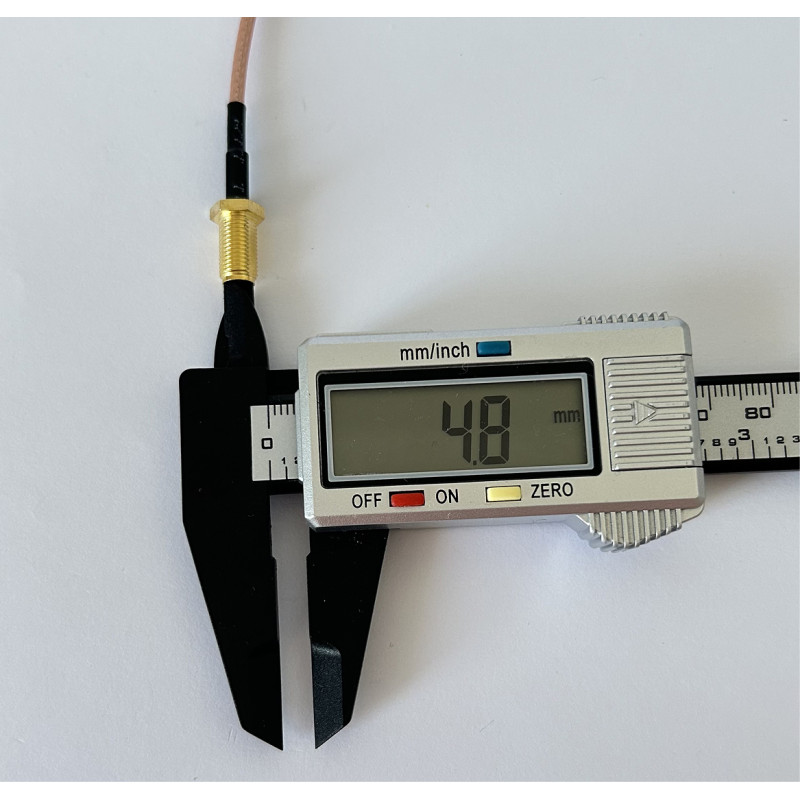 Пигтейл SMA-Male - SMA Female ВЧ кабель переходник RG316 длинна 15 см
