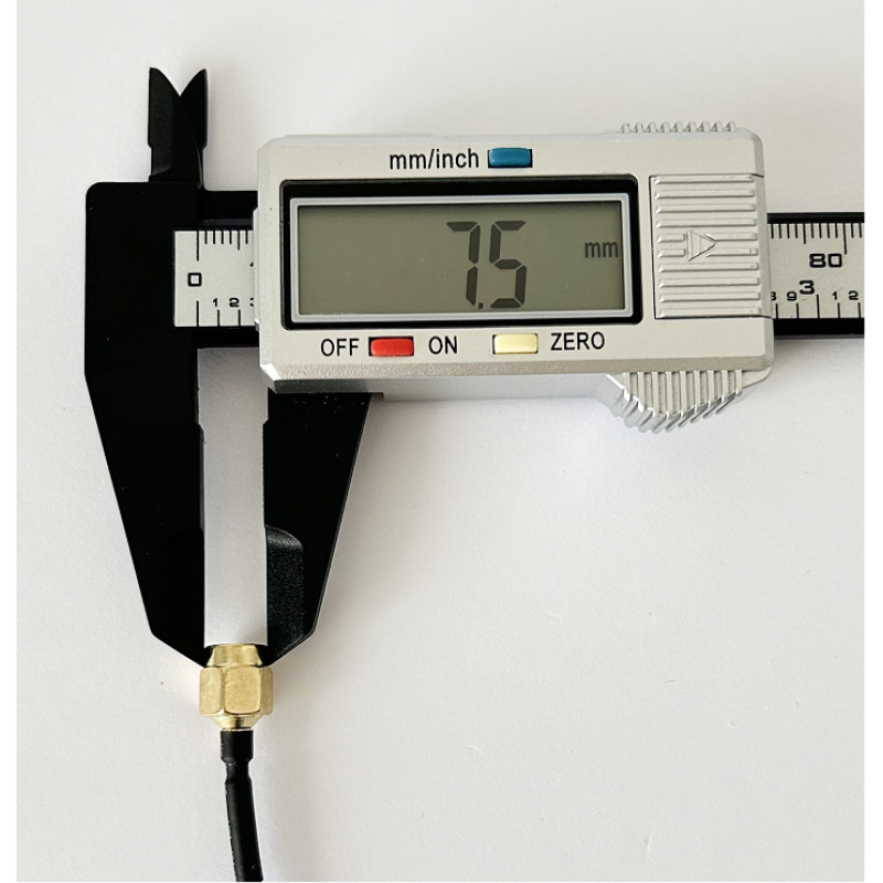 Пігтейл SMA-Male - SMA-Male ВЧ кабель перехідник RG-405 (Semi-Rigid) 30 см
