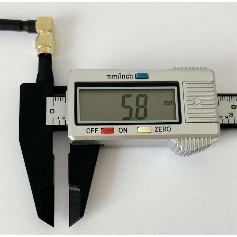 Пігтейл SMA-Male - SMA-Male-90 RG402 ВЧ кабель перехідник RG402 довжина 30 см кутовий