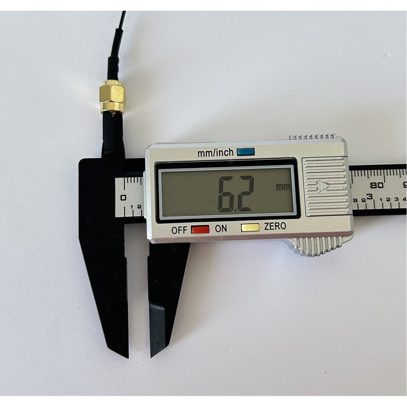 Пигтейл SMA-Male - U.FL-Female ВЧ кабель переходник 1,13 мм 10 см