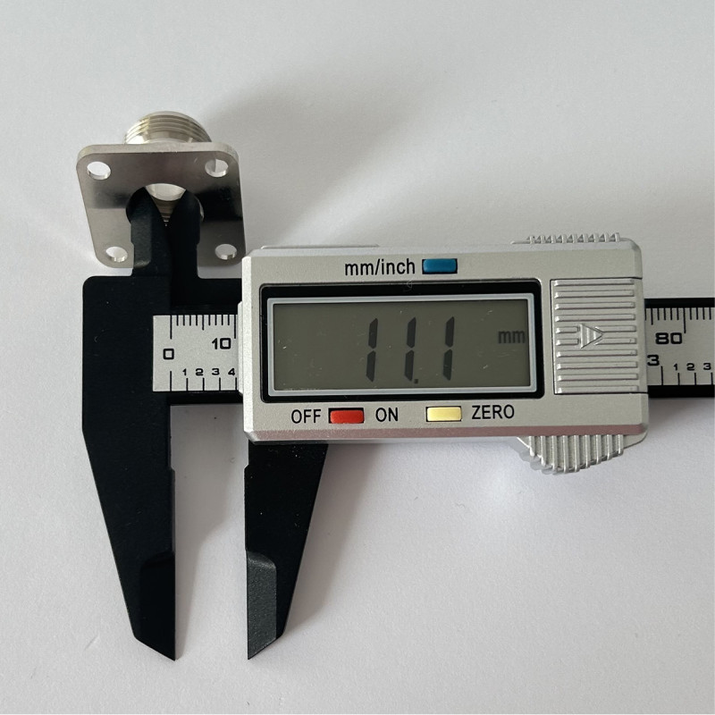 Разъем N-Type-Female мама на кабель RG405 фланцевый