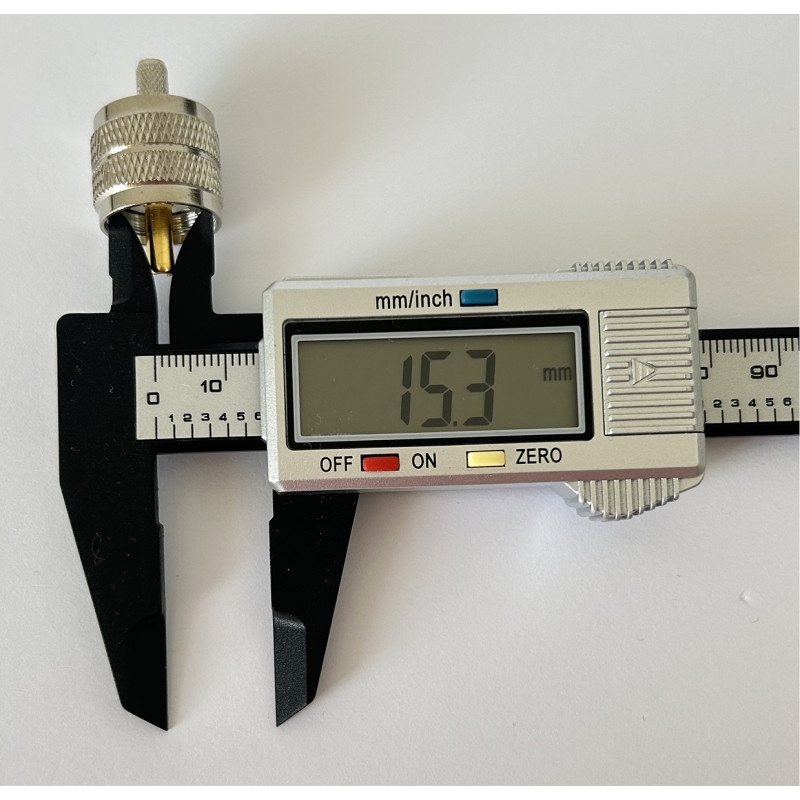 Разъем UHF-Male (PL259) на кабель RG400 под обжим