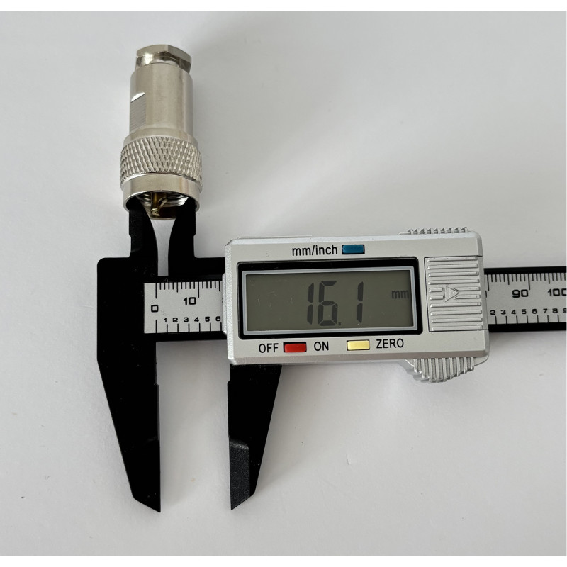 Роз'єм UHF-Male (PL259) на кабель RG-58 під пайку