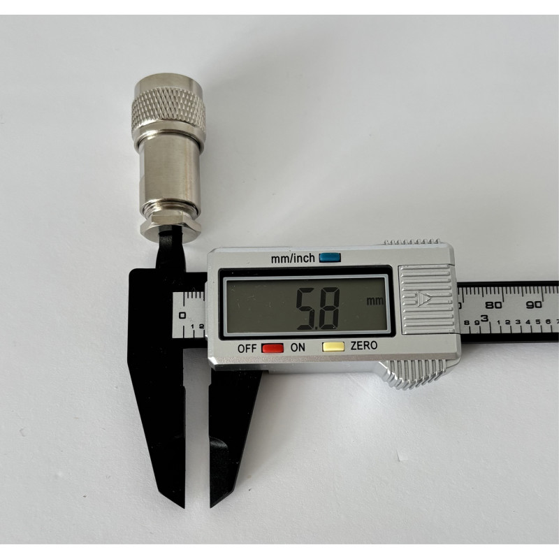 Разъем UHF-Male (PL259) на кабель RG-58 под пайку