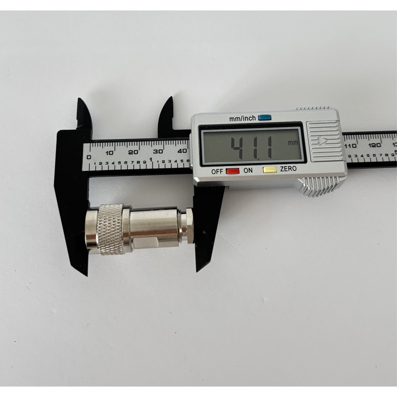 Роз'єм UHF-Male (PL259) на кабель RG-58 під пайку