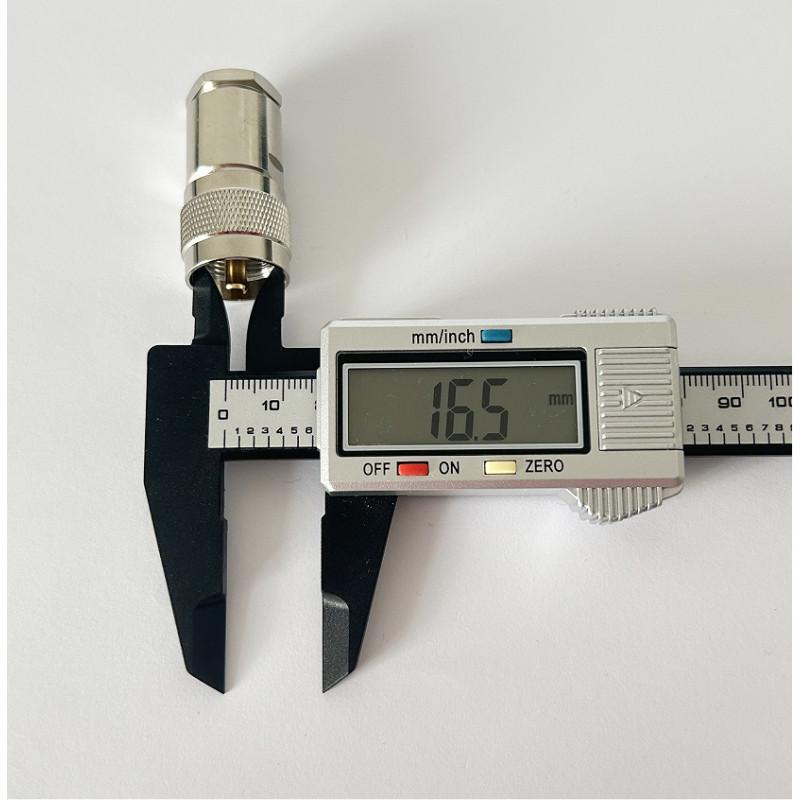 Разъем UHF-Male на кабель RG-213 под пайку