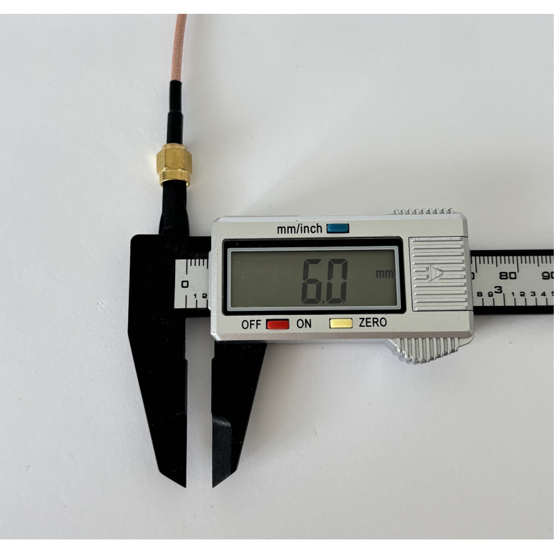 Пигтейл RP-SMA Male - SMA Female на кабель RG-316, 30 см