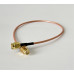 Пигтейл SMA-Male – SMA-Female ВЧ кабель-переходник RG316, длина 30 см. Пигтейл SMA-Male – SMA-Female ВЧ кабель-переходник RG316, длина 30 см.