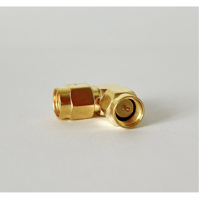 Перехідник SMA-Male - SMA-Male (конектор папа - папа), кутовий - купити за низькою ціною ➦ svandi.com.ua
