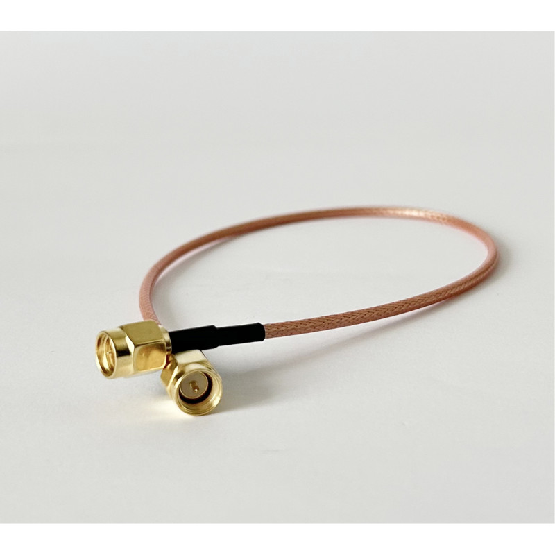 Пигтейл SMA-Male – SMA-Male ВЧ кабель-переходник RG316, длина 30 см.