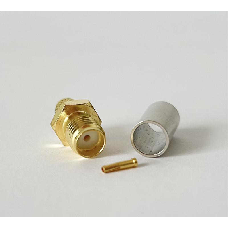 Роз'єм SMA Female на кабель RG-58 під обтиск
