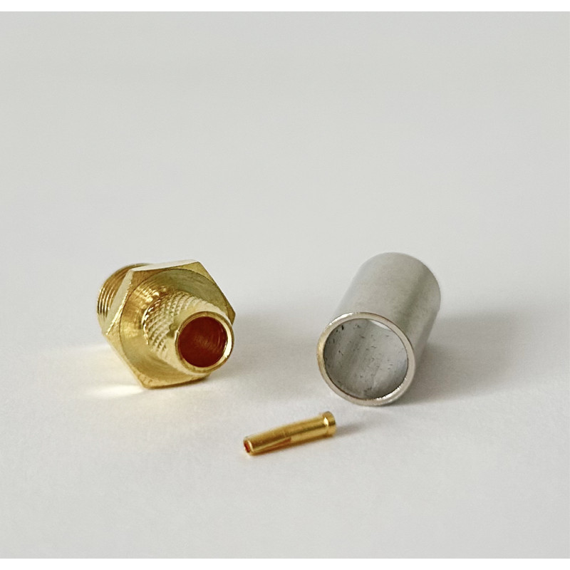 Роз'єм SMA Female на кабель RG-58 під обтиск