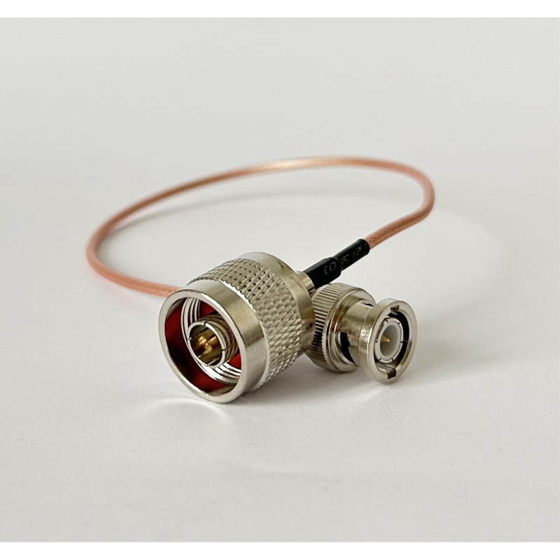 Пигтейл BNC-Male - N-Type-Male ВЧ кабель переходник RG316 длинна 30 см