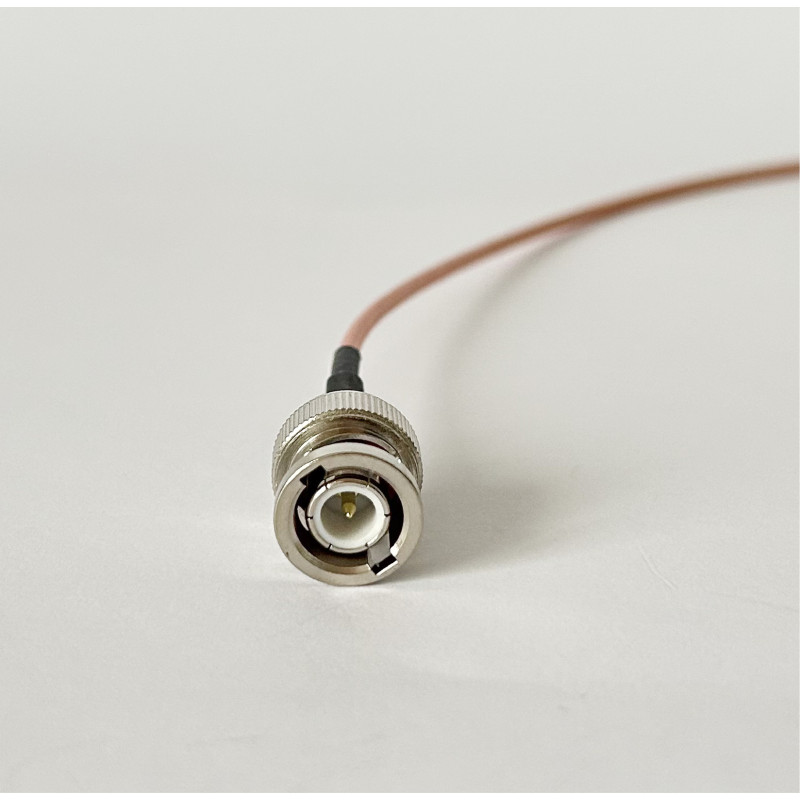 Пигтейл BNC-Male - QMA-Female ВЧ кабель переходник RG316 длина 30 см