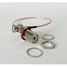 Пігтейл BNC-Male - UHF-Female ВЧ кабель перехідник RG316 довжина 30 см