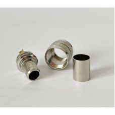 Роз'єм UHF-Male (PL259) на кабель RG-8/LMR400 під обтиск