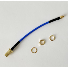 Пігтейл MMCX-Male - SMA-Female ВЧ кабель перехідник ss405 10 см