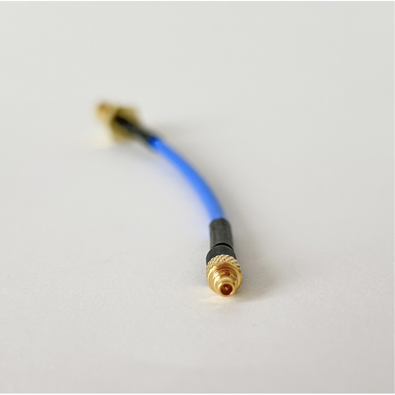 Пигтейл MMCX-Male - SMA-Female ВЧ кабель переходник ss405 10 см