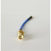 Пигтейл MMCX-Male - SMA-Female ВЧ кабель переходник ss405 10 см