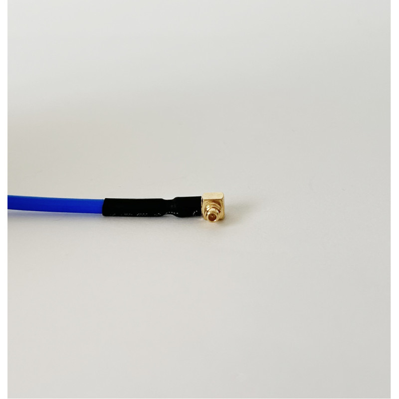 Пигтейл MMCX-Male - SMA-Female ВЧ кабель переходник ss405 10 см угловой