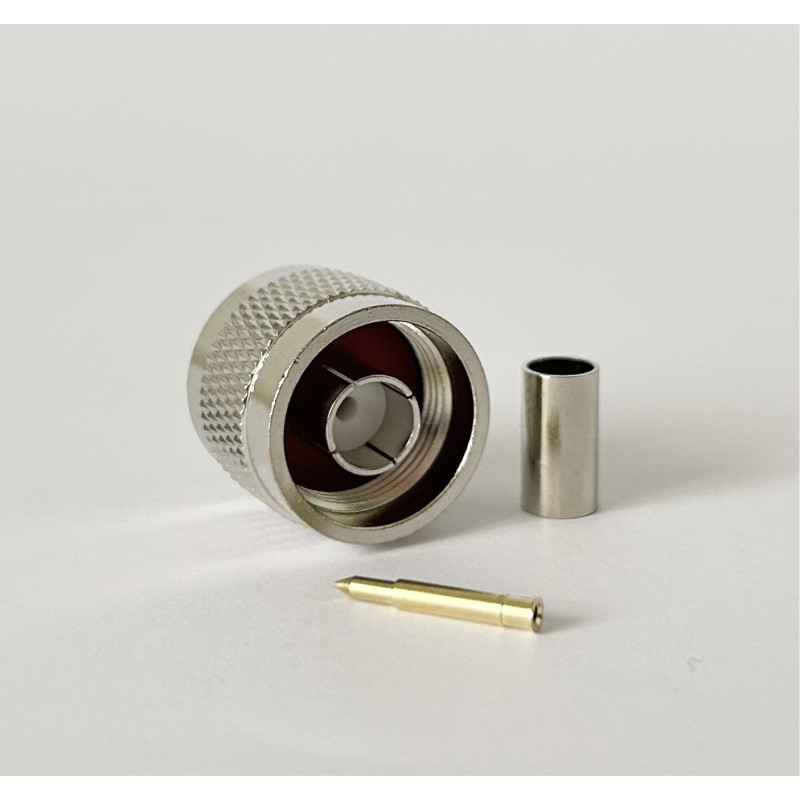Роз'єм N-Type Male на кабель RG-58 під обтиск