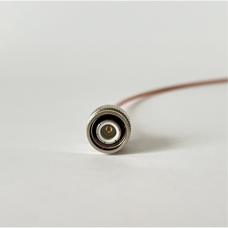 Пигтейл QMA-Male — TNC-Male, ВЧ кабель RG316, 30 см