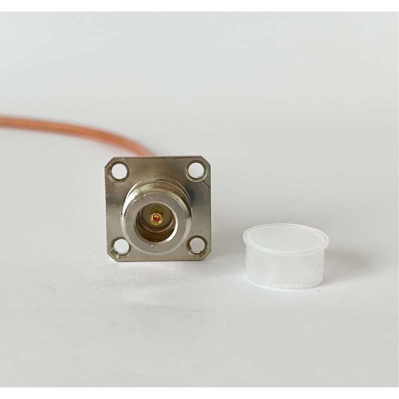 Пигтейл SMA Male - N-Type-Female Flange ВЧ кабель переходник RG400 длинна 30 см