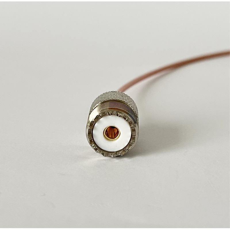 Пигтейл TNC-Male - UHF-Female ВЧ кабель переходник RG316 длинна 30 см