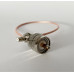 Пігтейл UHF-Male - QMA-Female ВЧ кабель перехідник RG316 довжина 30 см