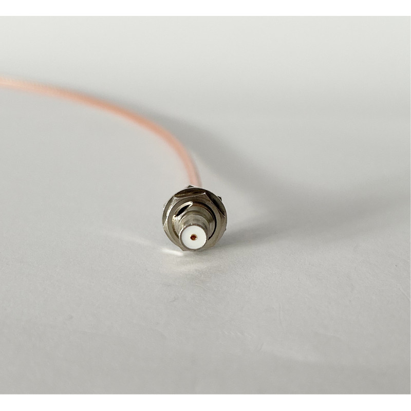 Пигтейл UHF-Male - QMA-Female ВЧ кабель переходник RG316 длинна 30 см