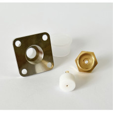 Роз'єм N-Type-Female мама на кабель RG405 фланцевий