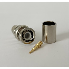 Роз'єм BNC-Male на кабель RG-8/LMR400 під обтиск