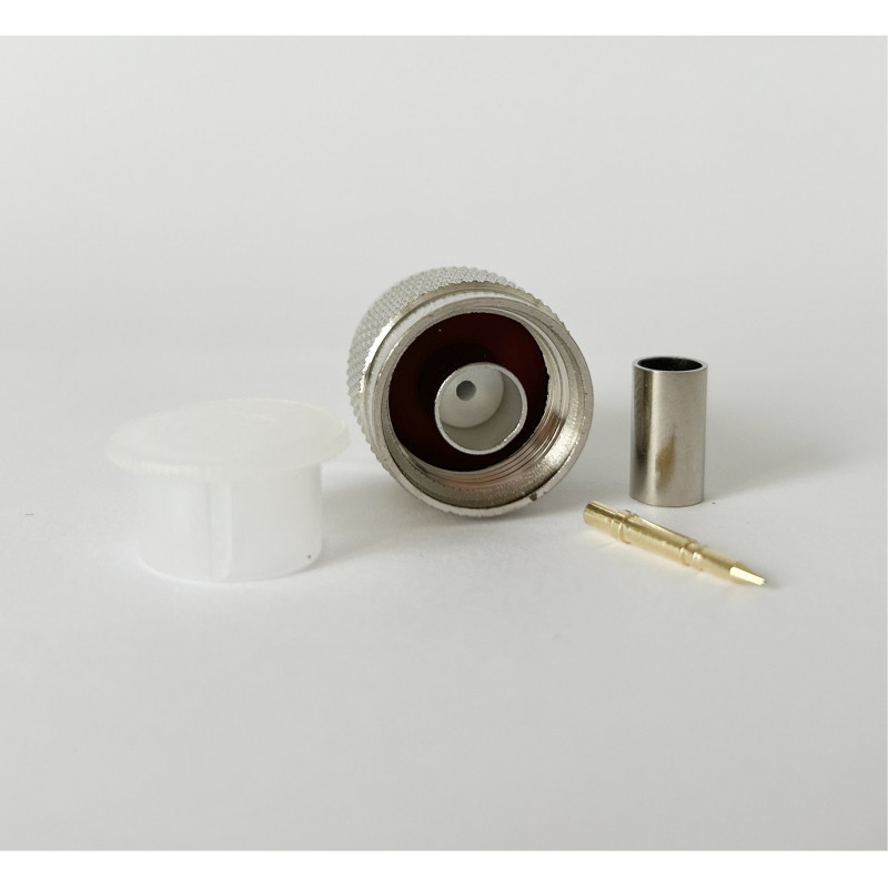 Роз'єм N-Type-Male на кабель RG400 під обтиск