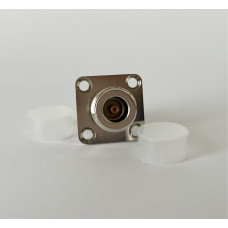 Переходник N-Type-Female - N-Type-Female (коннектор мама - мама) фланцевый