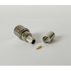 Роз'єм QMA-Male на кабель RG400 під обтиск