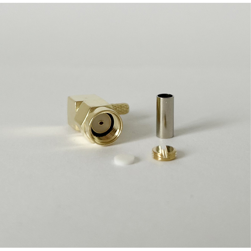 Роз'єм RP-SMA-Female на кабель RG174 під обтиск