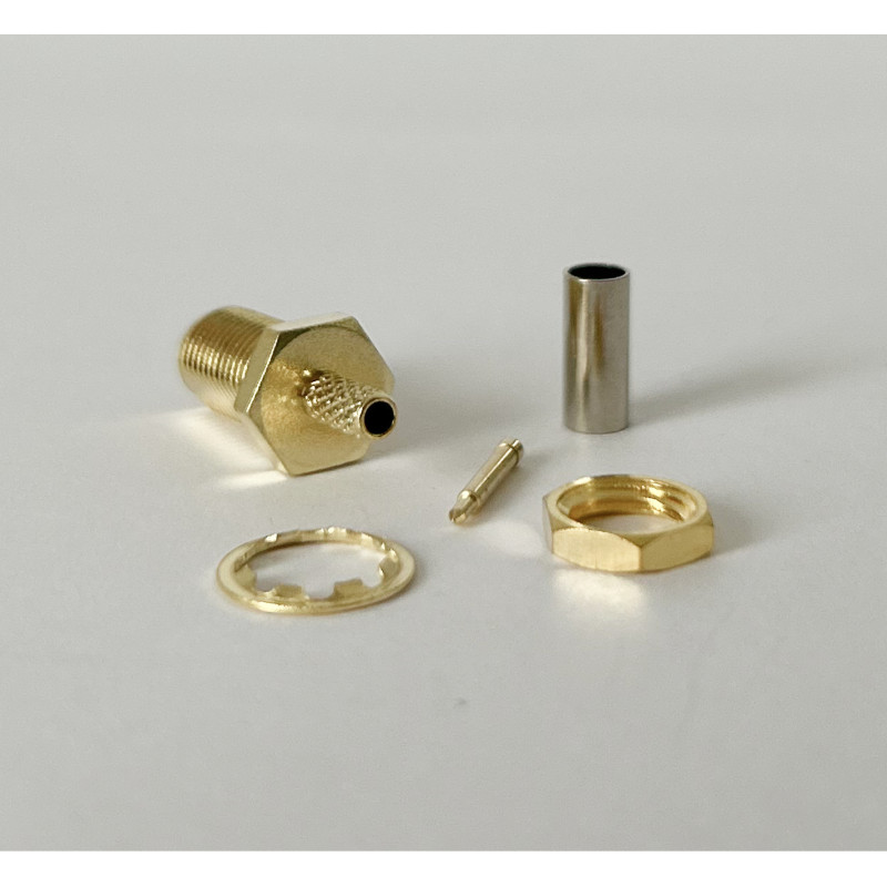 Разъем RP-SMA-Female на кабель RG316 под обжим