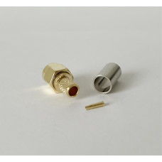 Разъем RP-SMA-Male на кабель RG400 под обжим