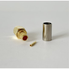 Разъем SMA-Male на кабель RG223 под обжим