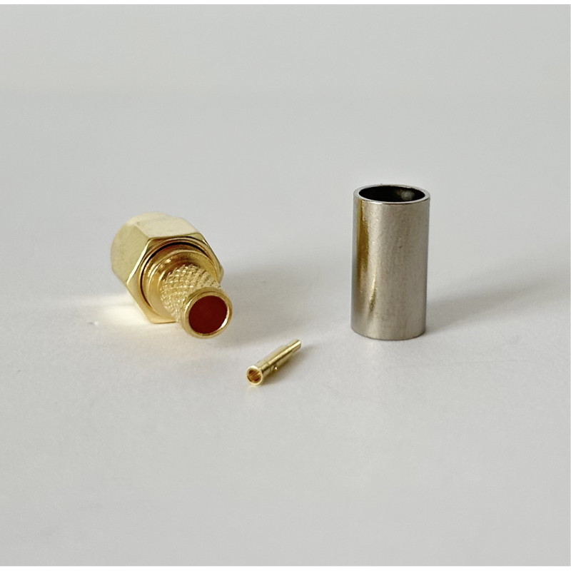 Роз'єм SMA-Male на кабель RG223 під обтиск