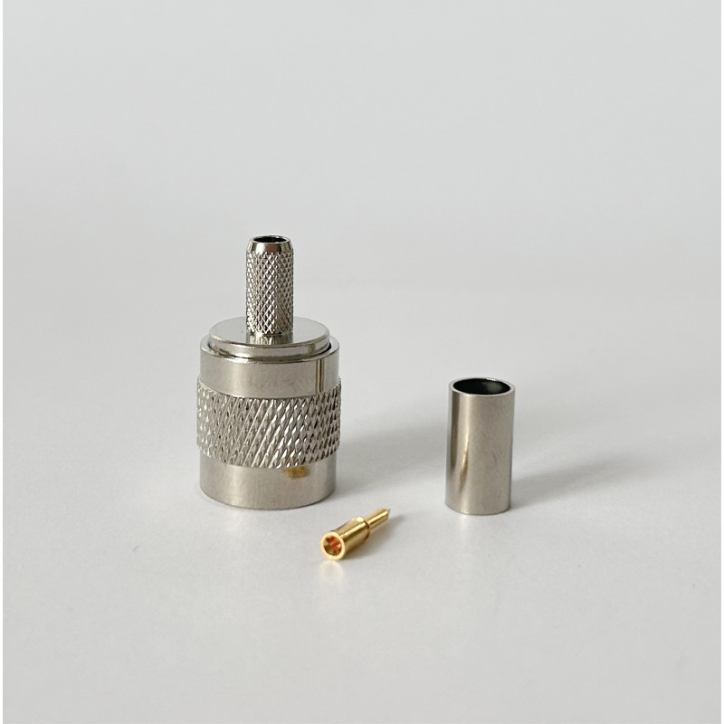 Роз'єм TNC-Male на кабель RG400 під обтиск
