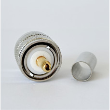 Роз'єм UHF-male (PL259) на кабель 5D-FB