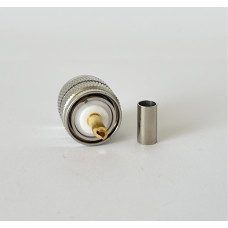 Роз'єм UHF-Male (PL259) на кабель RG400 під обтиск