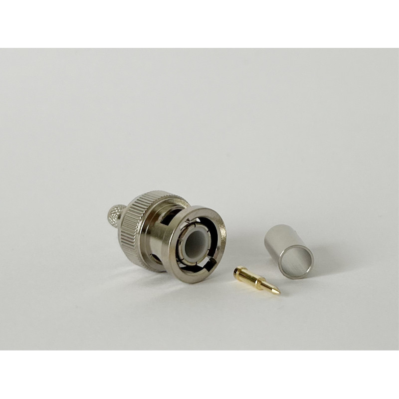 Високочастотний штировий роз’єм BNC male 6 crimp (під обтискання)