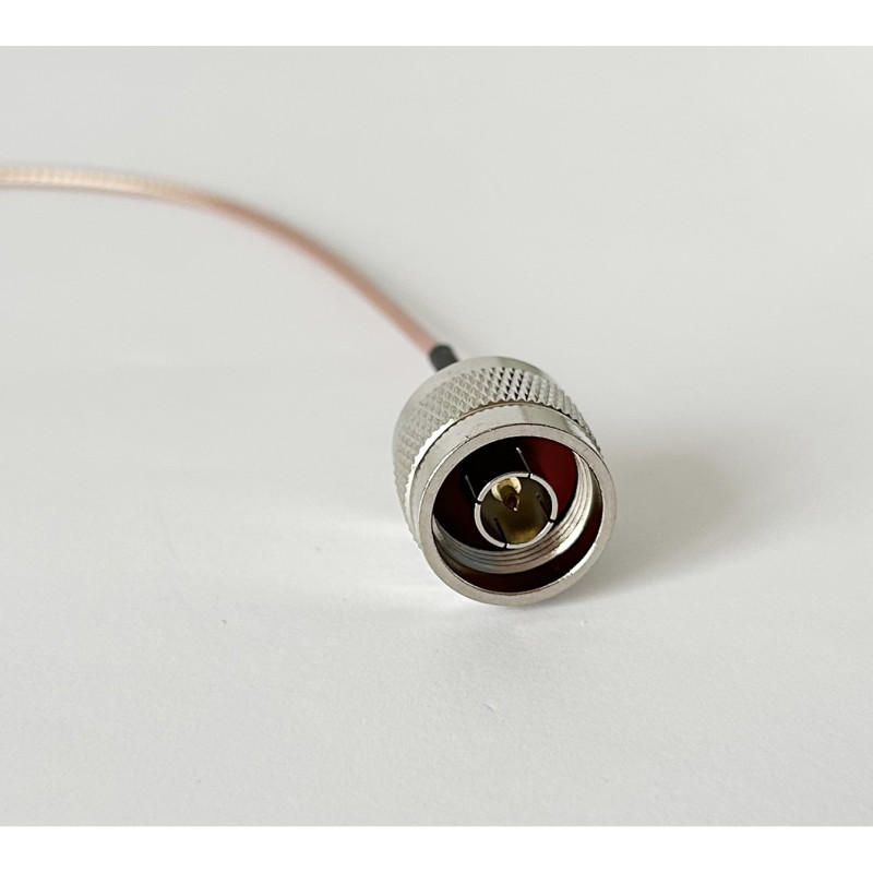 Пигтейл N-Type Male – SMA Male ВЧ кабель-переходник RG316, длина 30 см.