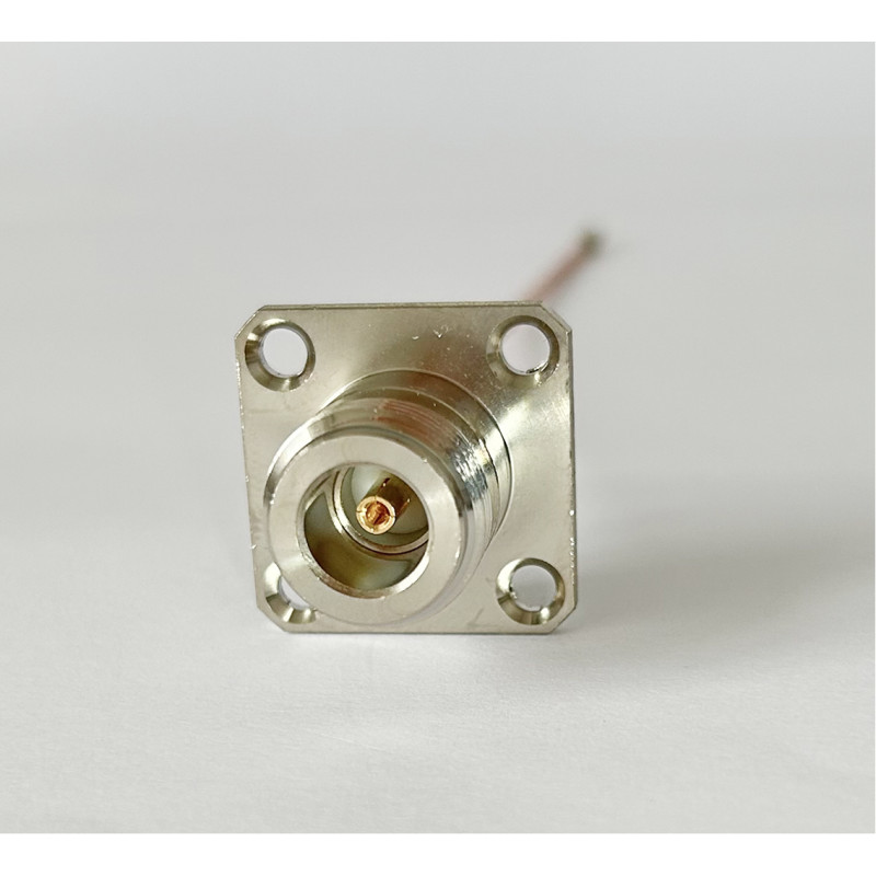 Пигтейл N-Type-Female-Flange - U.FL ВЧ кабель переходник RG178 15 см